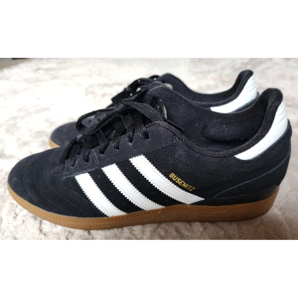 Adidas Busenitz Pro Skate Shoes Mens 11 Black White Gum Suede Sneaker